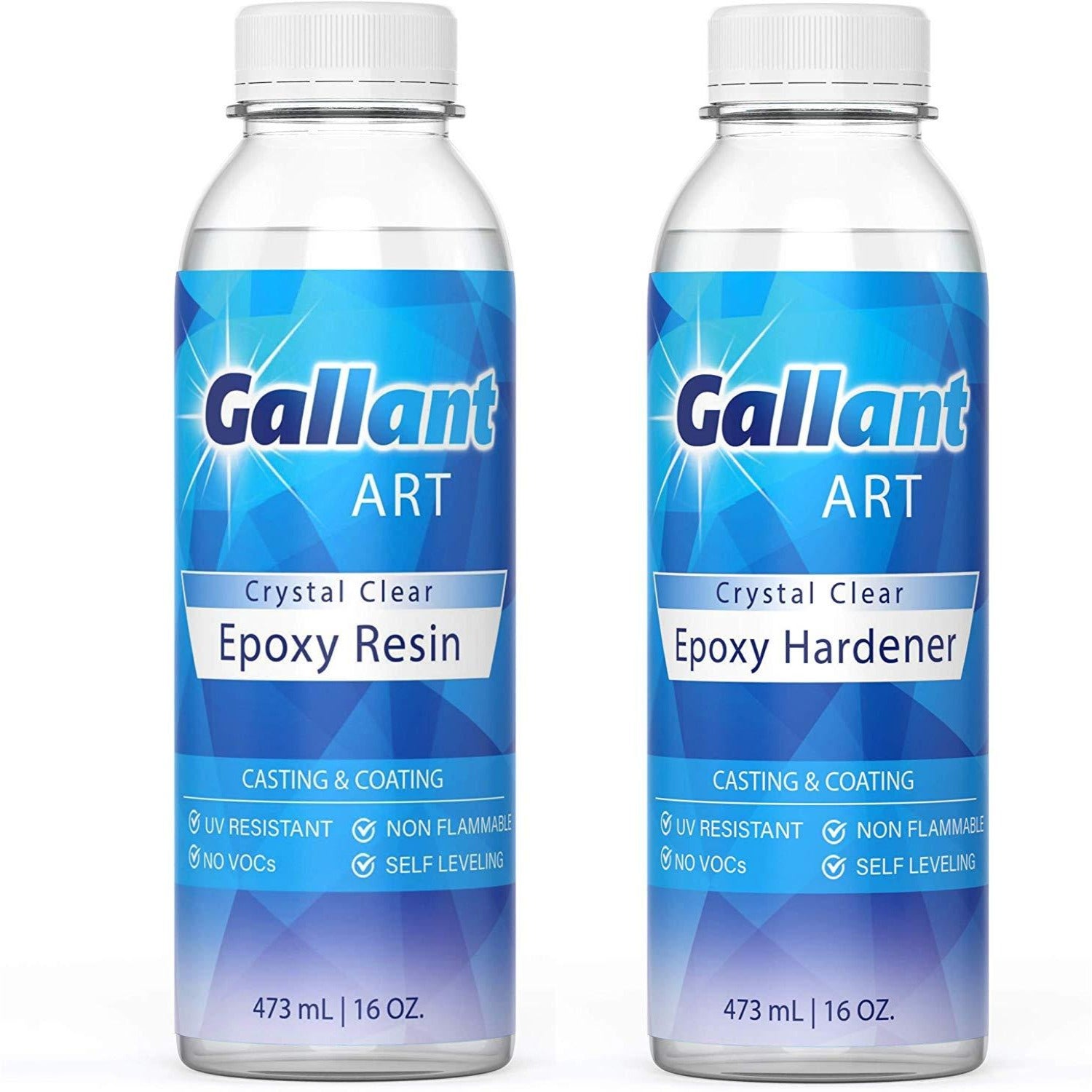 42 Oz Crystal Clear Epoxy Resin and Hardener Kit for Art, Crafts