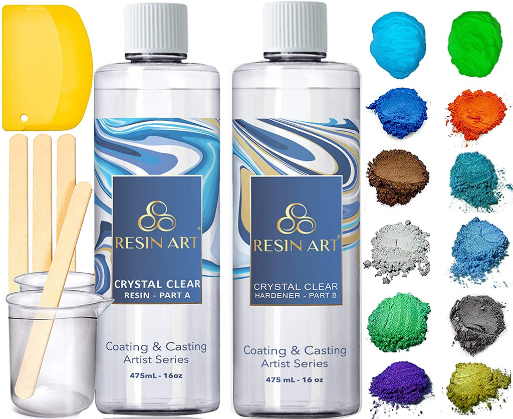 Epoxy Resin - Crystal Clear - Premium Artist Resin for Casting and Coa –  ResinArtSupply