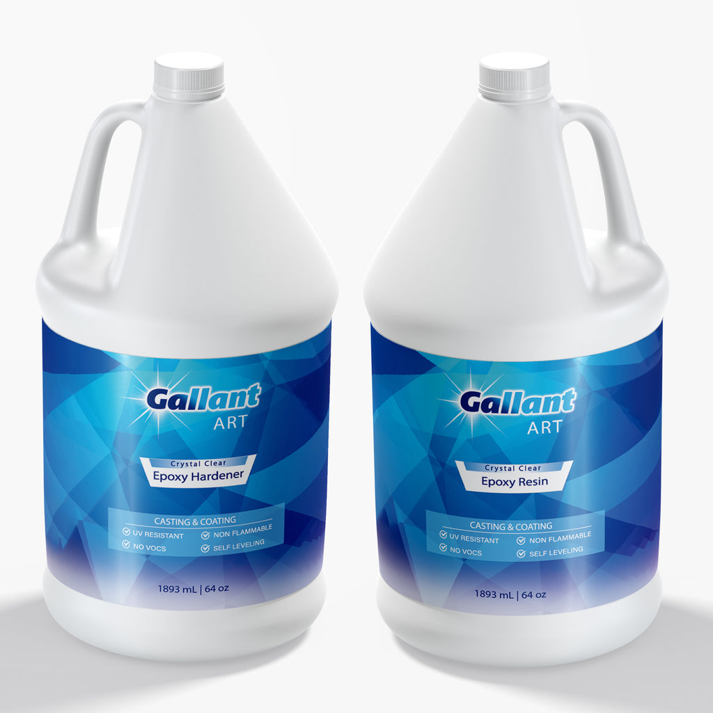 Epoxy Resin 1 Gallon - Crystal Clear - Premium Artist Epoxy for Tumblers  Jewelry Making River Tables Casting and Coating